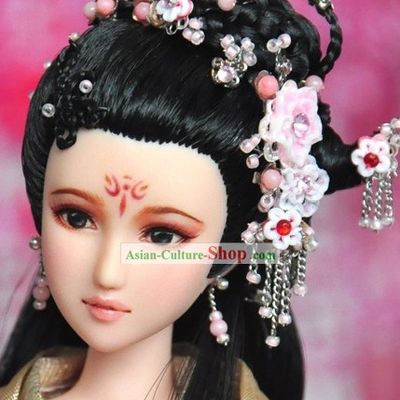 Ancient Chinese Imperial Princess Hair Accessories and Wig for Women