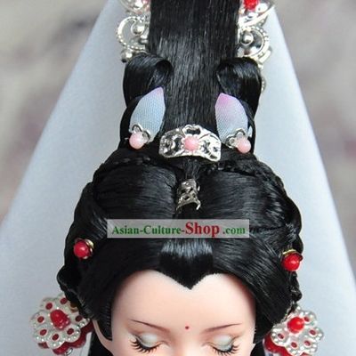 Ancient Chinese Palace Queen Headpieces and Wig