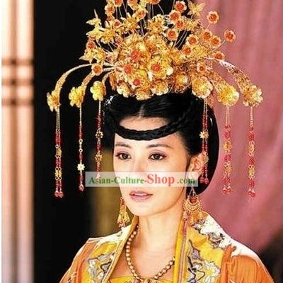 Ancient Chinese Tang Dynasty Queen Wu Zetian Hair Accessories
