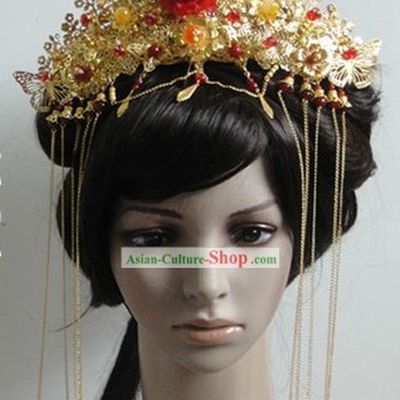 Chinese Classic Bride Wedding Hat