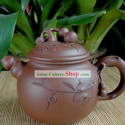 Chinese Classic Hulu Shape Zisha Teapot