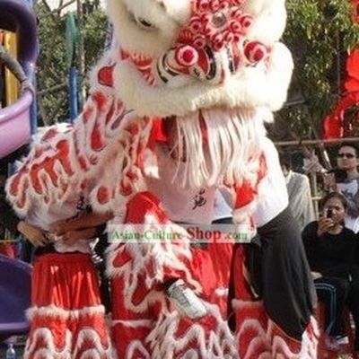 Happy Event Celebration or Display Lion Dance Costume Complete Set