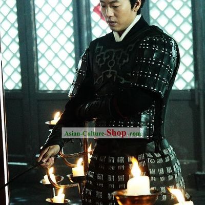 Ancient Chinese General Costumes and Wig for Men