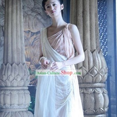 Ancient Chinese Fairy White Costumes for Women