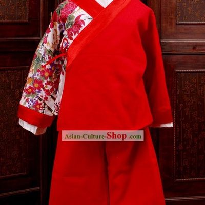 Ancient Chinese New Year Celebration Clothing for Children