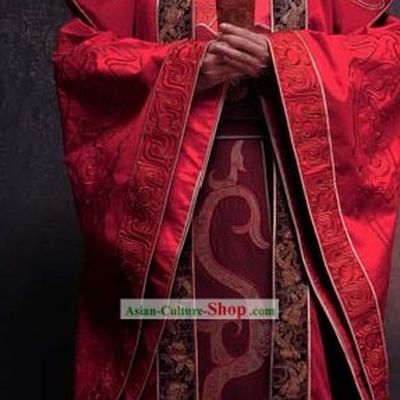Ancient Chinese Emperor Wedding Clothing for Men