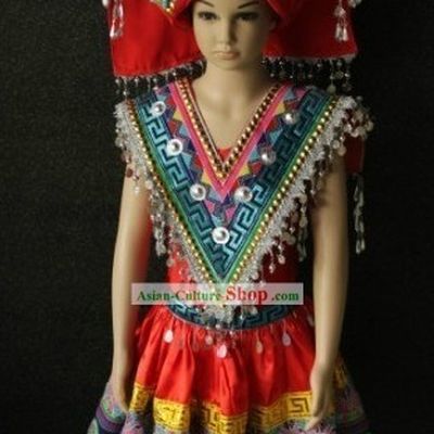 Chinese Zhuang Ethnic Clothes for Women