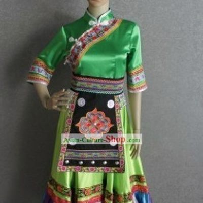 Ethnic Melao Female Clothing and Hat Complete Set