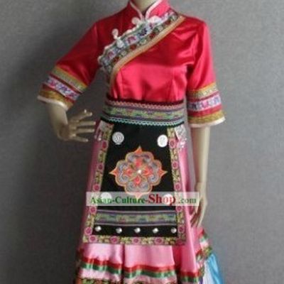 Ethnic Melao Female Clothing and Hat Complete Set
