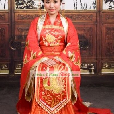 Traditional Chinese Wedding Dresses and Accessories for Women