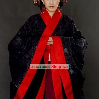 Ancient Chinese Wedding Dress and Phoenix Hair Accessories
