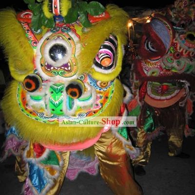 Happy Chinese New Year Lion Dancing Costumes Complete Sets