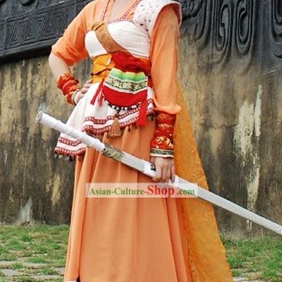 Ancient Chinese Swords Woman Costumes for Women