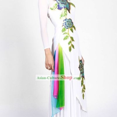 Traditional Chinese Cheongsam Dancing Costumes for Women