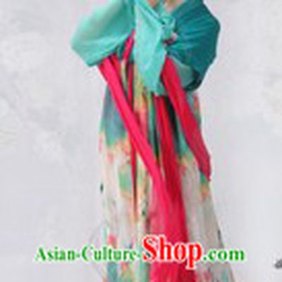 Tang Dynasty Palace Maid Costumes and Wig