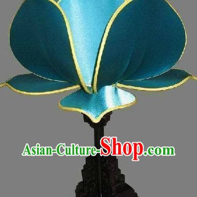 Traditional Chinese Palace Lotus Shape Desk Lamp