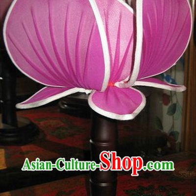 Ancient Chinese Palace Style Lotus Shape Desk Lamp
