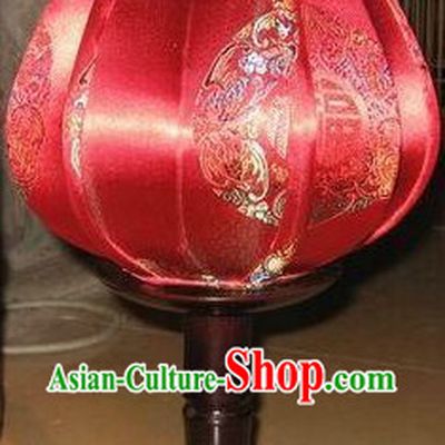 Chinese Classic Handmade Brocade Desk Lamp