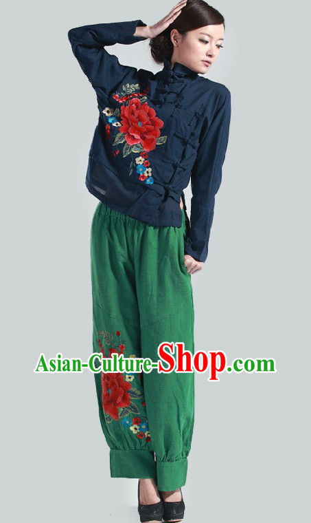 Chinese Classic Peony Dance Costumes for Women