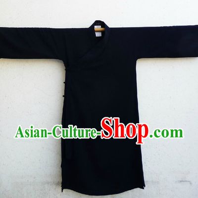 Chinese Classic Deep Blue Taoist Robe Clothing for Men