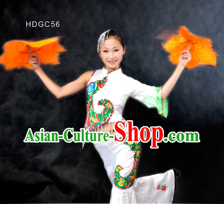 Traditional Chinese Handkerchief Dance Costume for Women
