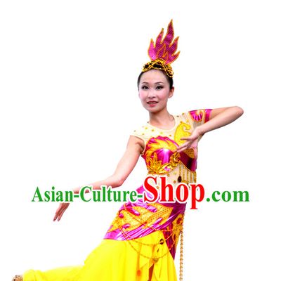 Chinese Dai Minority Dance Costume for Women