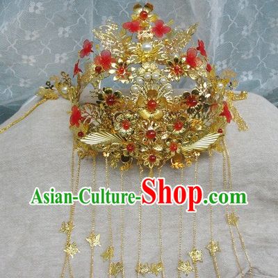 Chinese Classical Phoenix Wedding Coronet for Brides