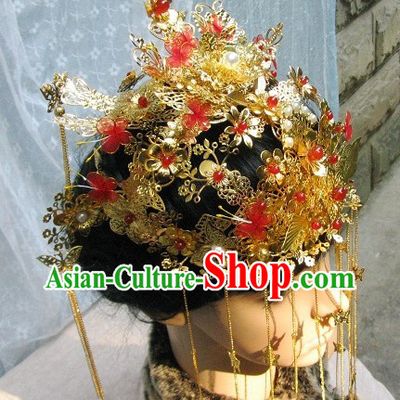 Stunning Chinese Wedding Phoenix Coronet for Brides