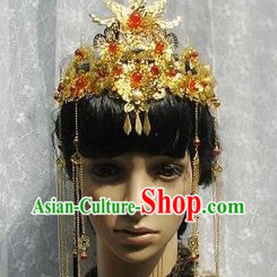 Chinese Classical Handmade Wedding Flower Headpiece Hairpins for Women