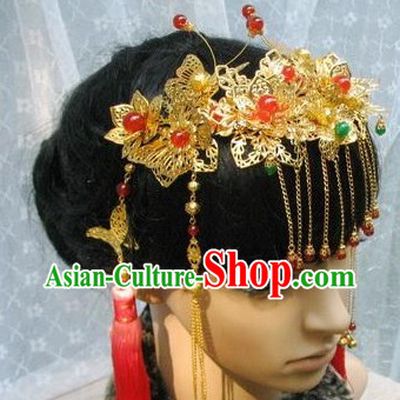 Handmade Wedding Flower Hairpins for Brides