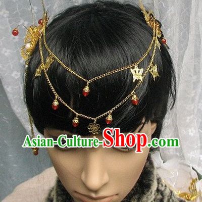 Traditional Chinese Handmade Butterfly and Flower Hair Accessories for Women