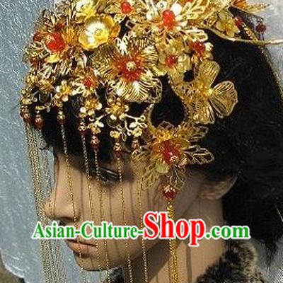 Stunning Chinese Wedding Phoenix Hat for Brides