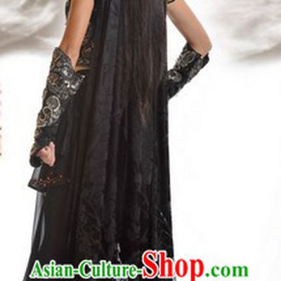 Ancient Chinese Whitch Black Costume for Women