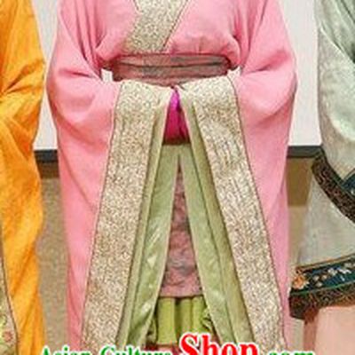 Ancient Chinese Palace Maid Costumes and Wig