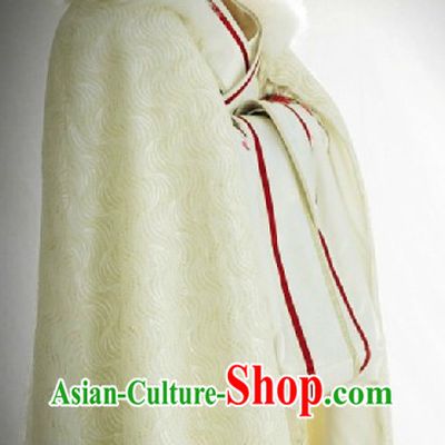 Ancient Chinese Winter White Cape
