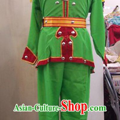 Traditional Chinese Dragon Dancer Costume and Headband