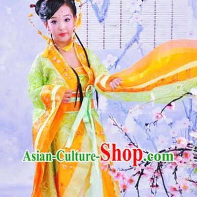 Traditional Chinese Palace Princess Dress for Girls