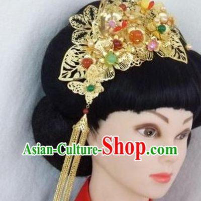 Traditional Chinese Wedding Headpiece for Brides