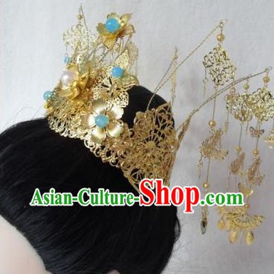 Traditional Chinese Wedding Headpiece for Brides