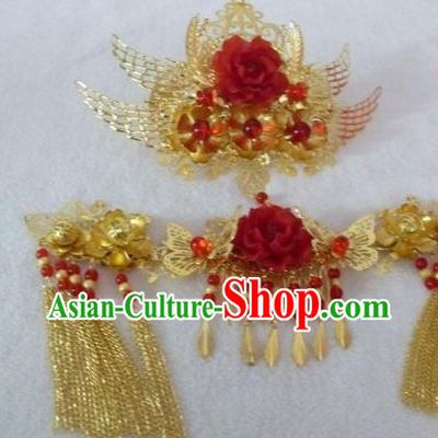 Traditional Mandarin Handmade Wedding Hair Accessories