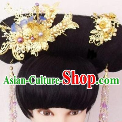 Qing Dynasty Empress Manchu Style Hair Accessories