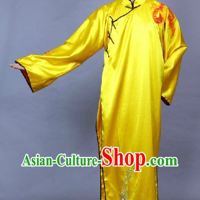 Traditional Chinese Long Dragon Robe for Men