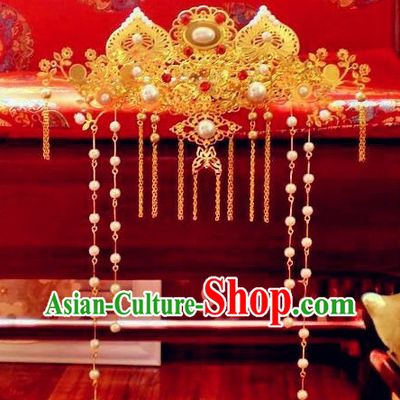 Traditional Chinese Wedding Phoenix Crown for Brides