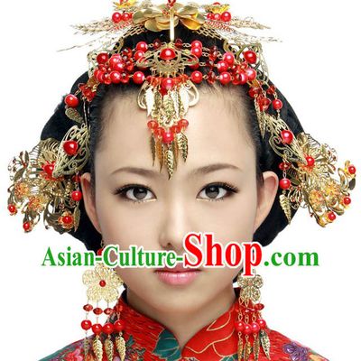 Traditional Chinese Wedding Hair Accessories Set