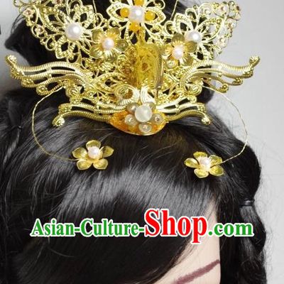 Chinese Classical Handmade Wedding Phoenix Hair Accessories for Brides
