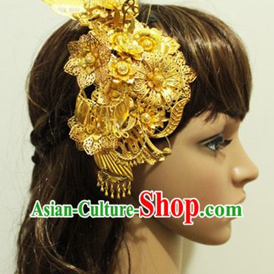Chinese Classical Handmade Wedding Phoenix Hairpin for Brides