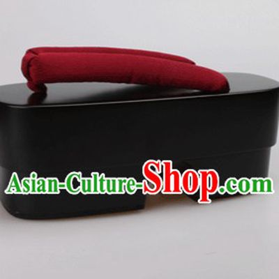 Traditional Thick Sole Japanese Geisha Dance Sandals Geta