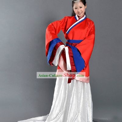Ancient Chinese Han Fu Dance Costumes for Women