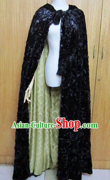 Ancient Chinese Black Cape
