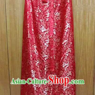 Ancient Chinese Red Dragon Cape